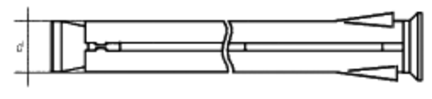 Metall Rahmendübel