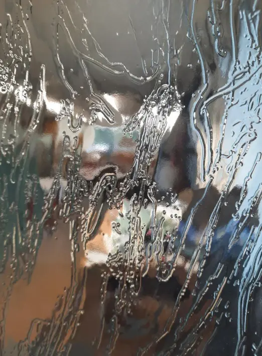 Türverglasung Ornamentglas Barock weiß