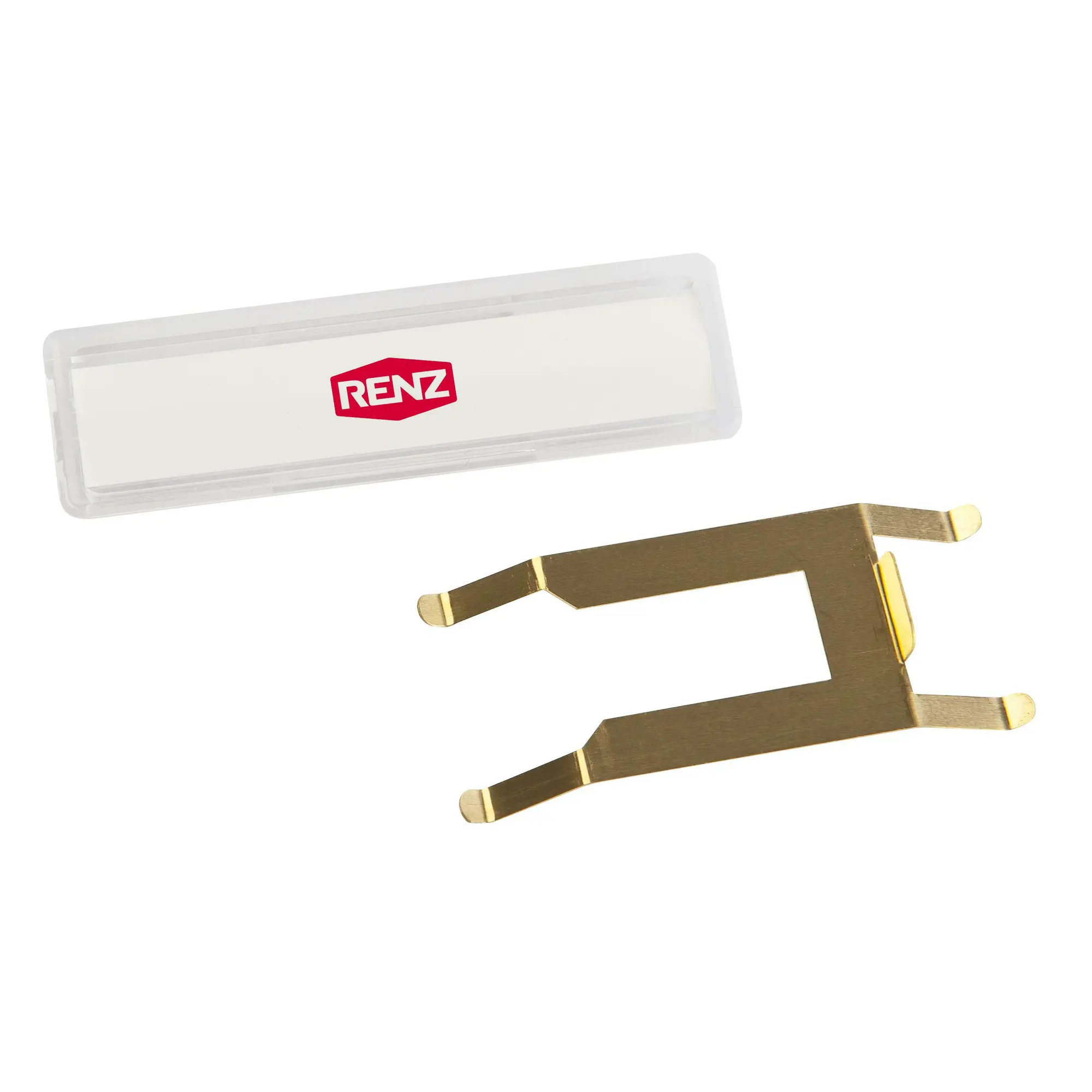 Renz Namensschild ohne Feder, 65 x 22mm, für Einbau in Türen, 97-9-82033