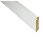 Sockelleiste  Kiefer deckend weiß RAL 9010 Altberliner Profil, 2201884