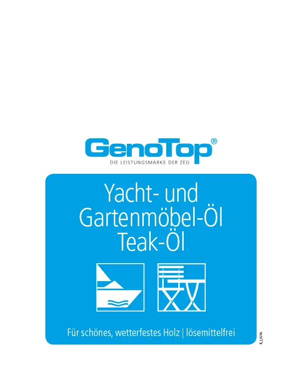 GenoTop Yacht- u. Gartenmöbelöl