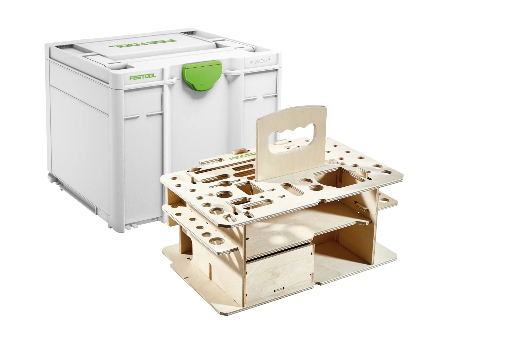 Festool Systainer³ SYS3 HWZ M 337 mit Holzeinsatz, 205518
