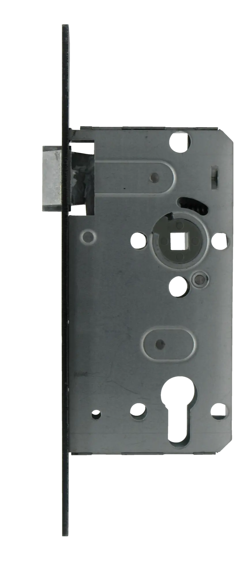 BKS Zimmertürschlösser Kl.2 Dorn 55 Stulp 24mm käntig silber