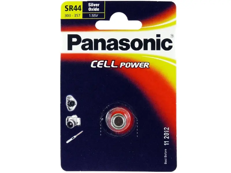 Knopfzelle Panasonic SR44 1,55V 222.46
