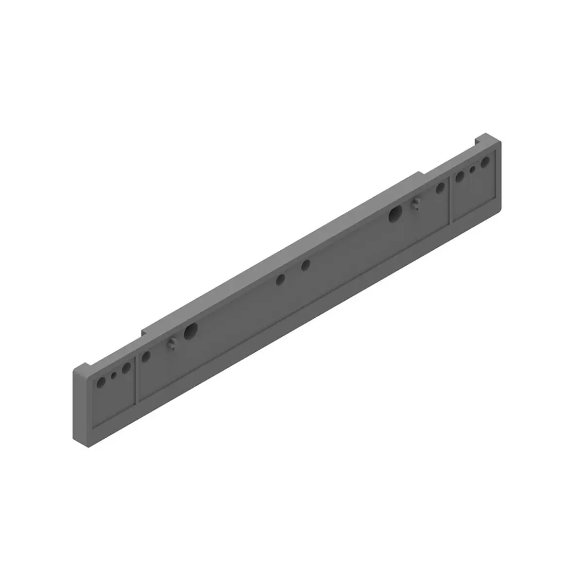 Hettich Amari Distanzleiste 44x296x9,5mm,Kunststoff anthrazit für Auszuege Amari, 9352737