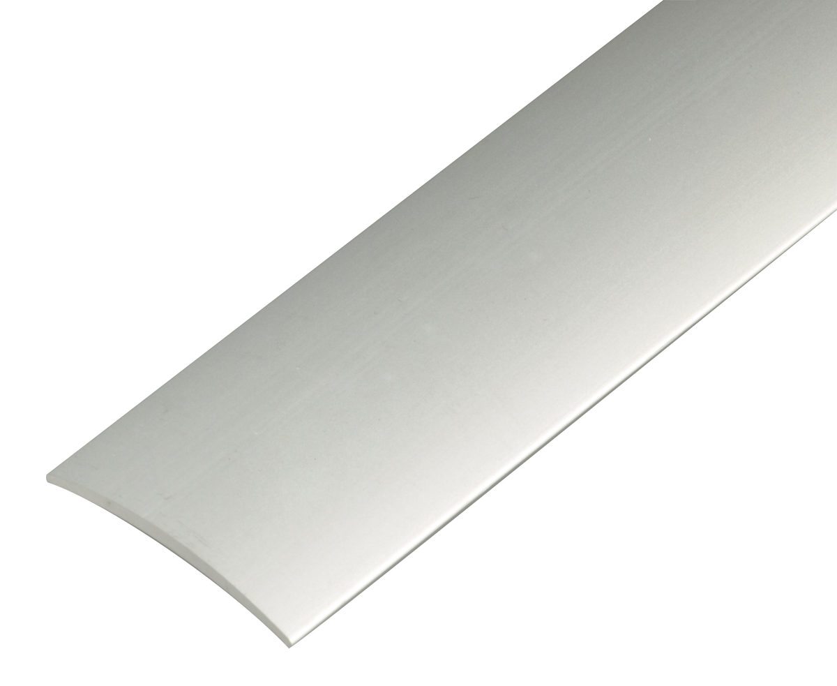 GAH Alberts Teppich-Übergangsschiene 30mm, Aluminium silberfarben eloxiert F1, Länge 2000mm, 479701