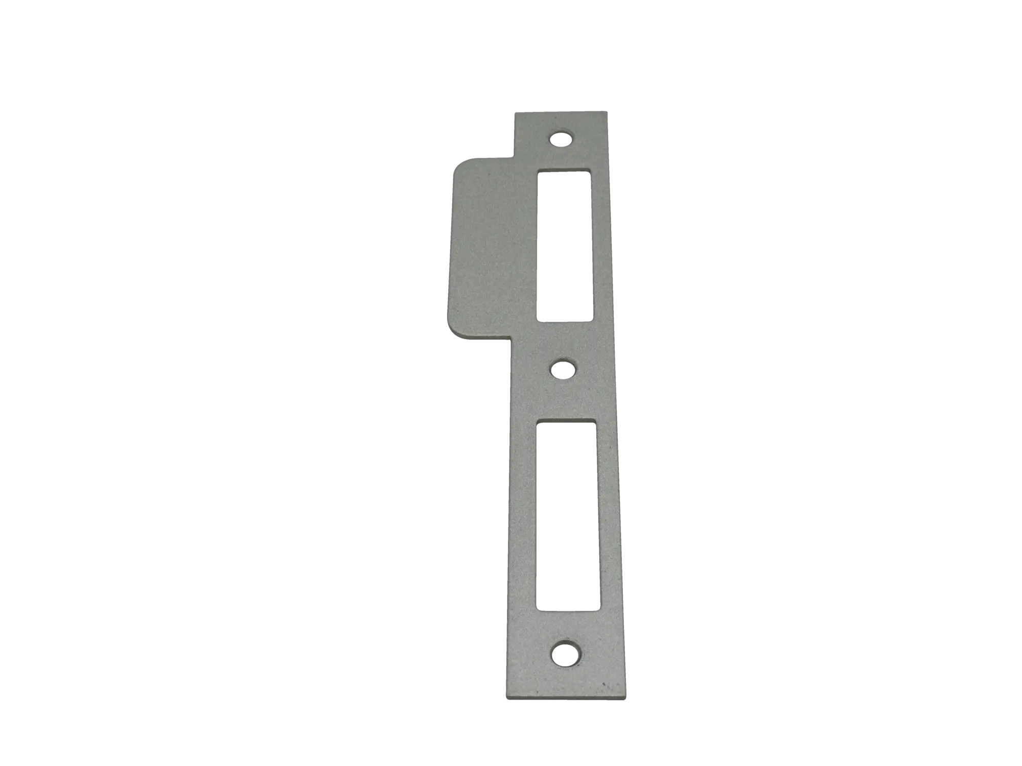 KFV Lappenschließblech Nr.5, 24/39x170mm, DIN Links/Rechts, käntig, Lappen rund, altsilber, 3466970