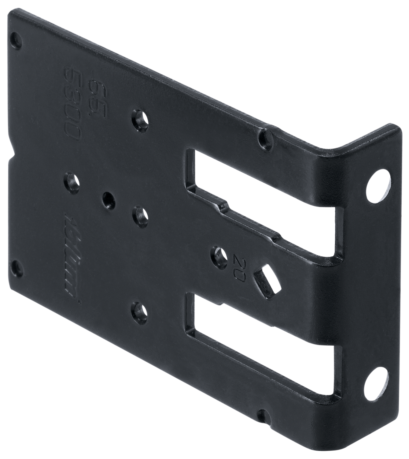 Blum Anschlagwinkel, schwarz-verzinkt, 655300