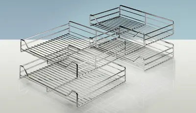 Hettich Einhängekorbset Moving-Corner4 Körbe 0073506 Chrom