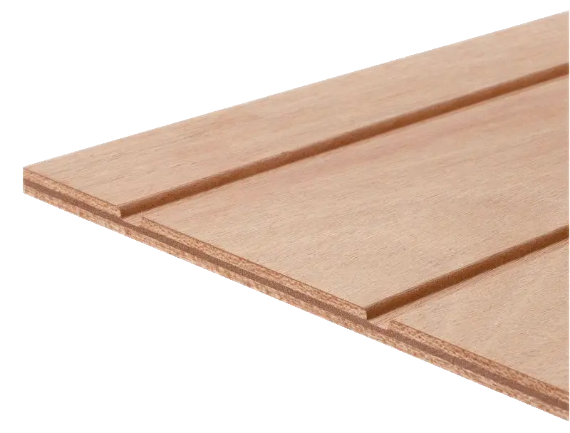 Profilsperrholz Gabun diagonal links genutet