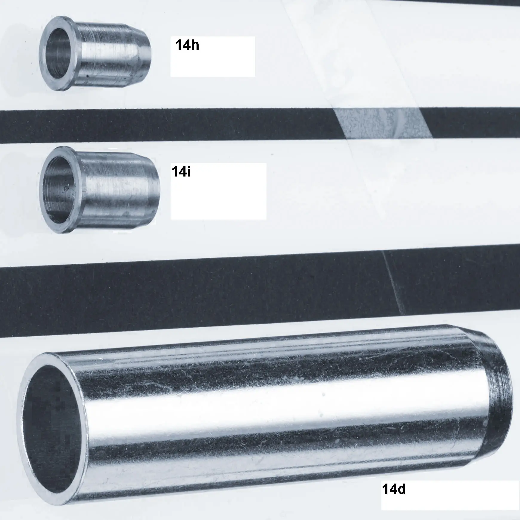 Strenger Bodenhülse Nr. 614/14i, Innendurchmesser 11mm, Offen, Messing poliert, S614-000030-0700