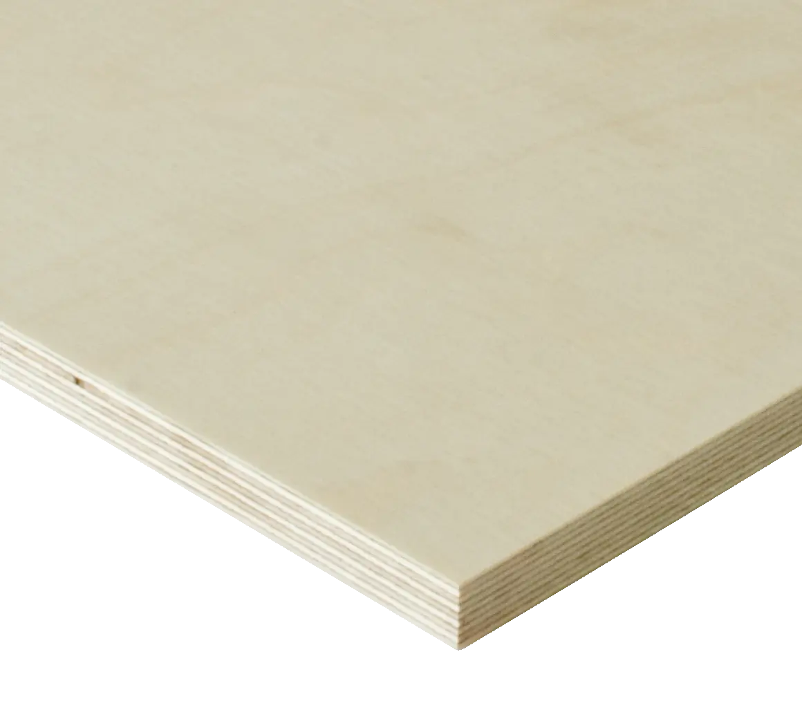 WISA Birch Premium Finn. Birken Multiplexsperrholz Qualität: B/BB (B-Seite ohne Pfropfen)Exterior 