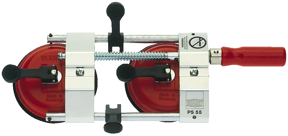 Bessey Plattenspanner PS 55 zum Verspannen und Positionieren von Bauteilen mit glatter Oberfläche,