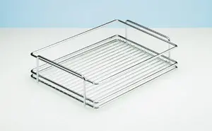 Hettich Dispensa Duo Einhängekorb KB 562-568 mm, 518x275x80 mm, verchromt, 9080156