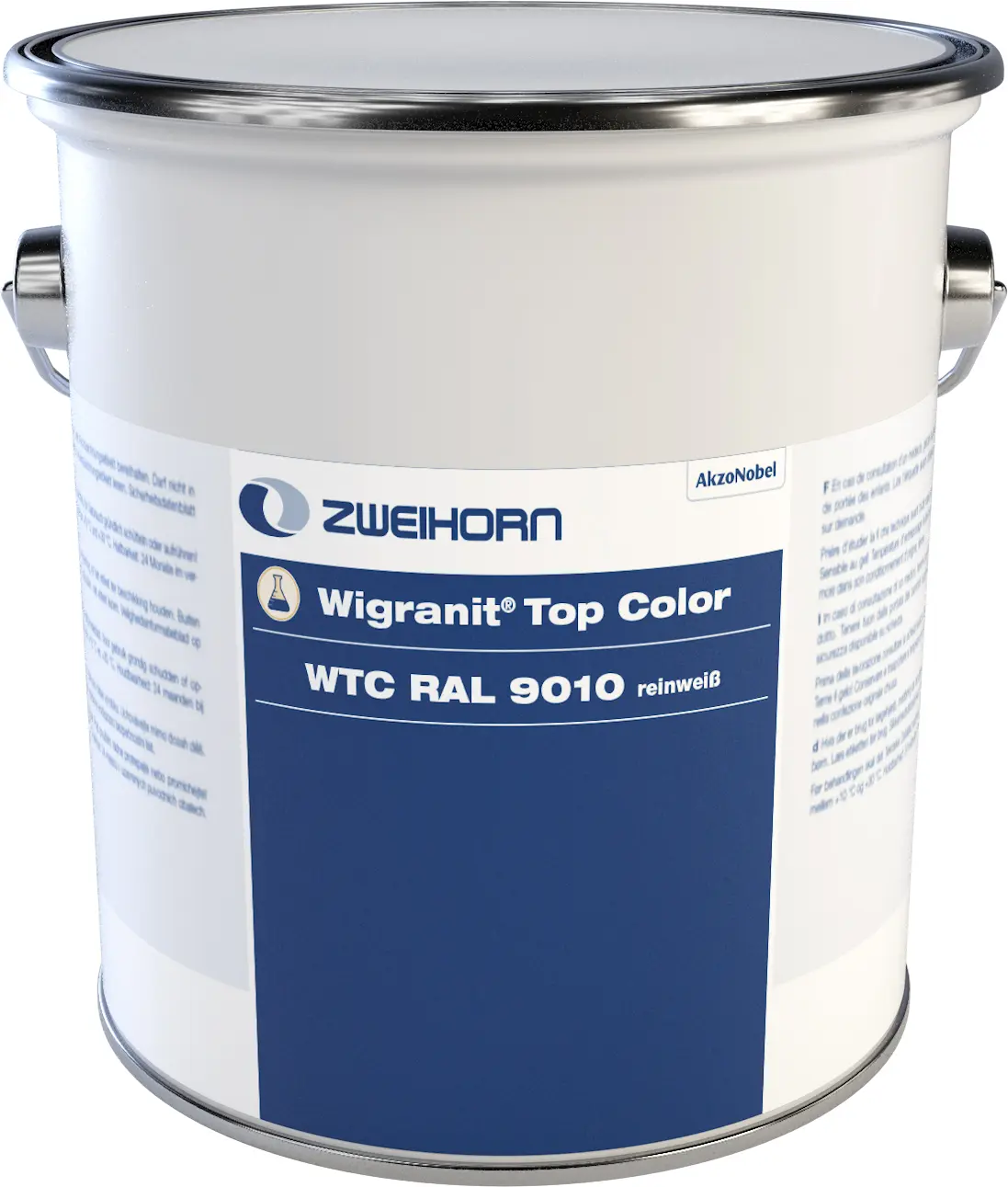 Zweihorn Wigranit Top Color WTC reinweiß RAL 9010 10 kg,