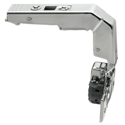 Blum Clip top Blumotion Stollenscharnier 95° aufschlagend, mit Feder, Topf: Schrauben, vernickelt