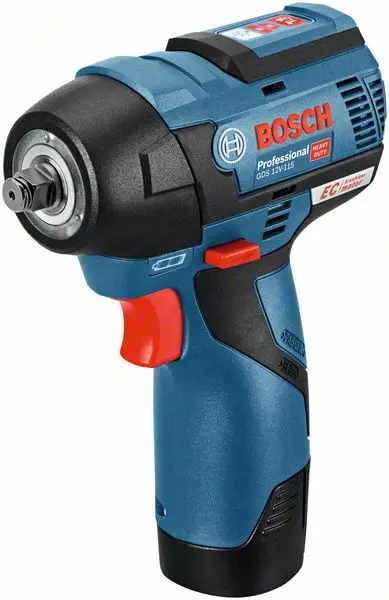 Bosch Akku-Drehschlagschrauber GDS 12V-115, mit 2 x 3.0 Ah Li-Ion Akku, L-BOXX, 06019E0103