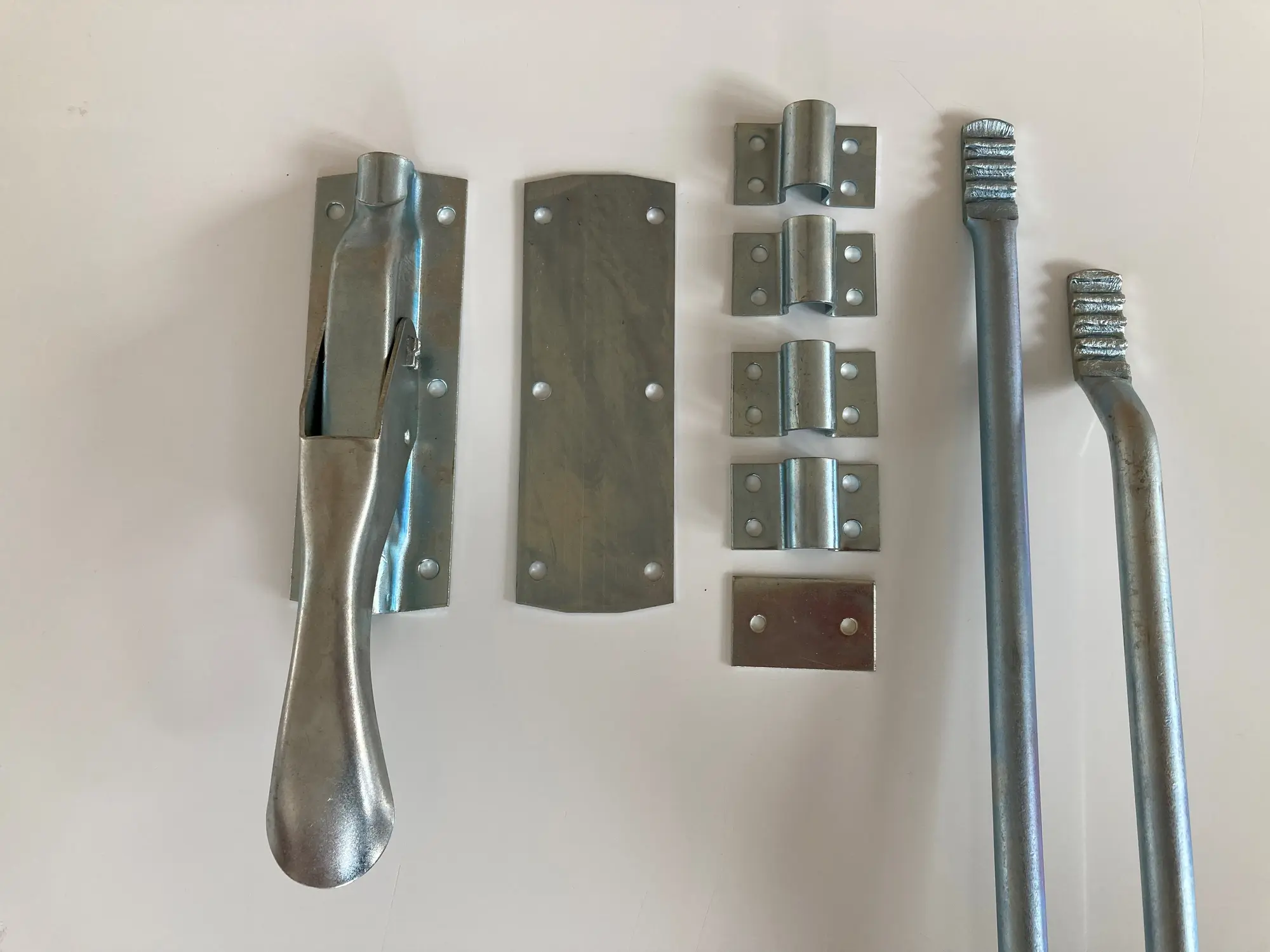GSG Tortreibriegel TR12, komplett, Länge 2600, hell verzinkt,  27-31009-0008