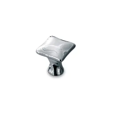 Hettich Gavello Knopf verchromt glanz,L33mm B33mm H36mm, 9348248