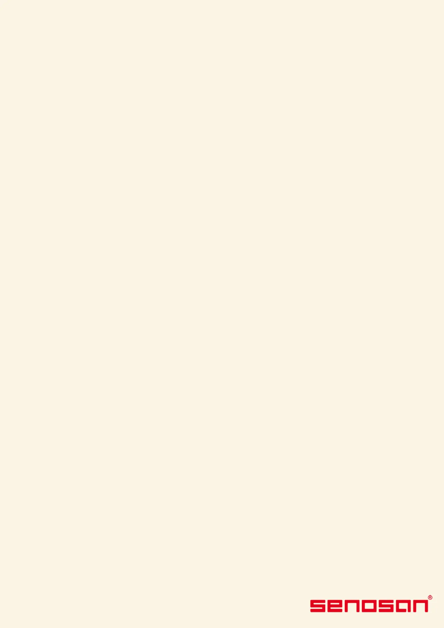 Senosan Verbundelement 7496 Magnolie hell  Matt AM 1800 TopX, Träger 18 mm MDF, VS: 0,5 mm 7496