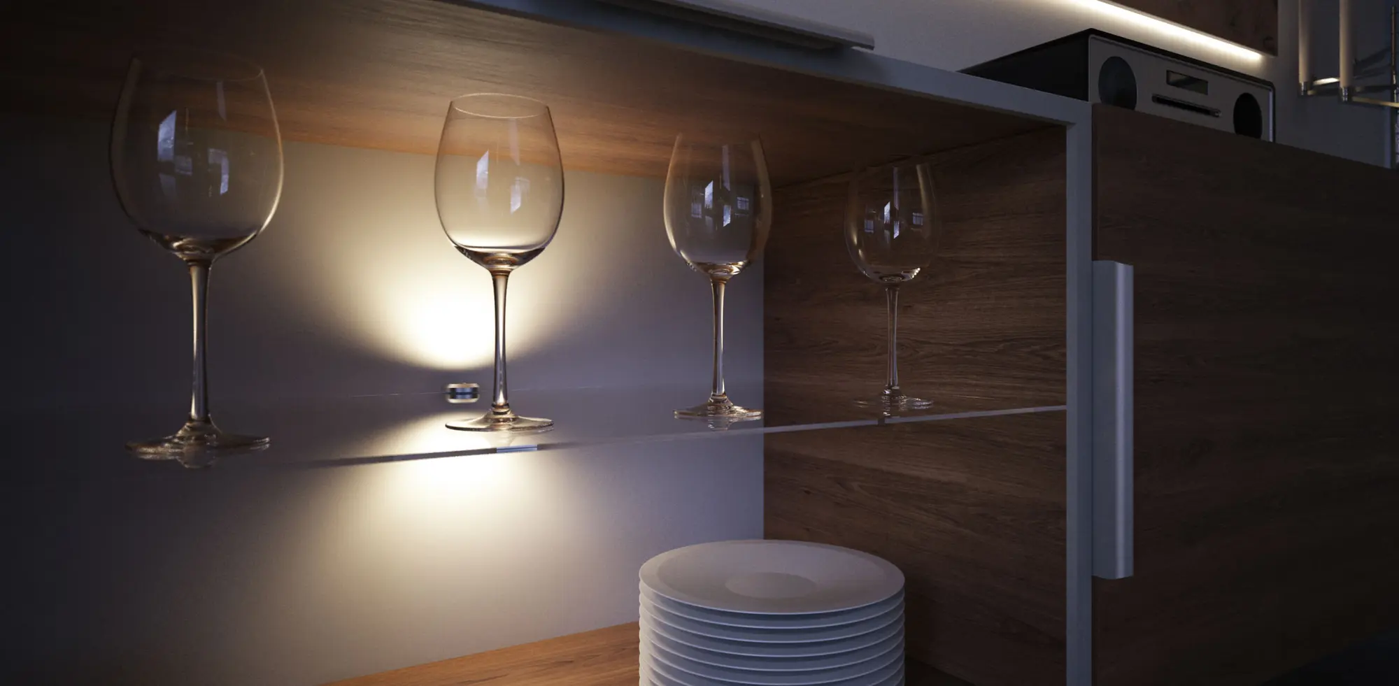 LED-Leuchte Ice Warmweiß, Aluminium Optik  3414901 [9127513]