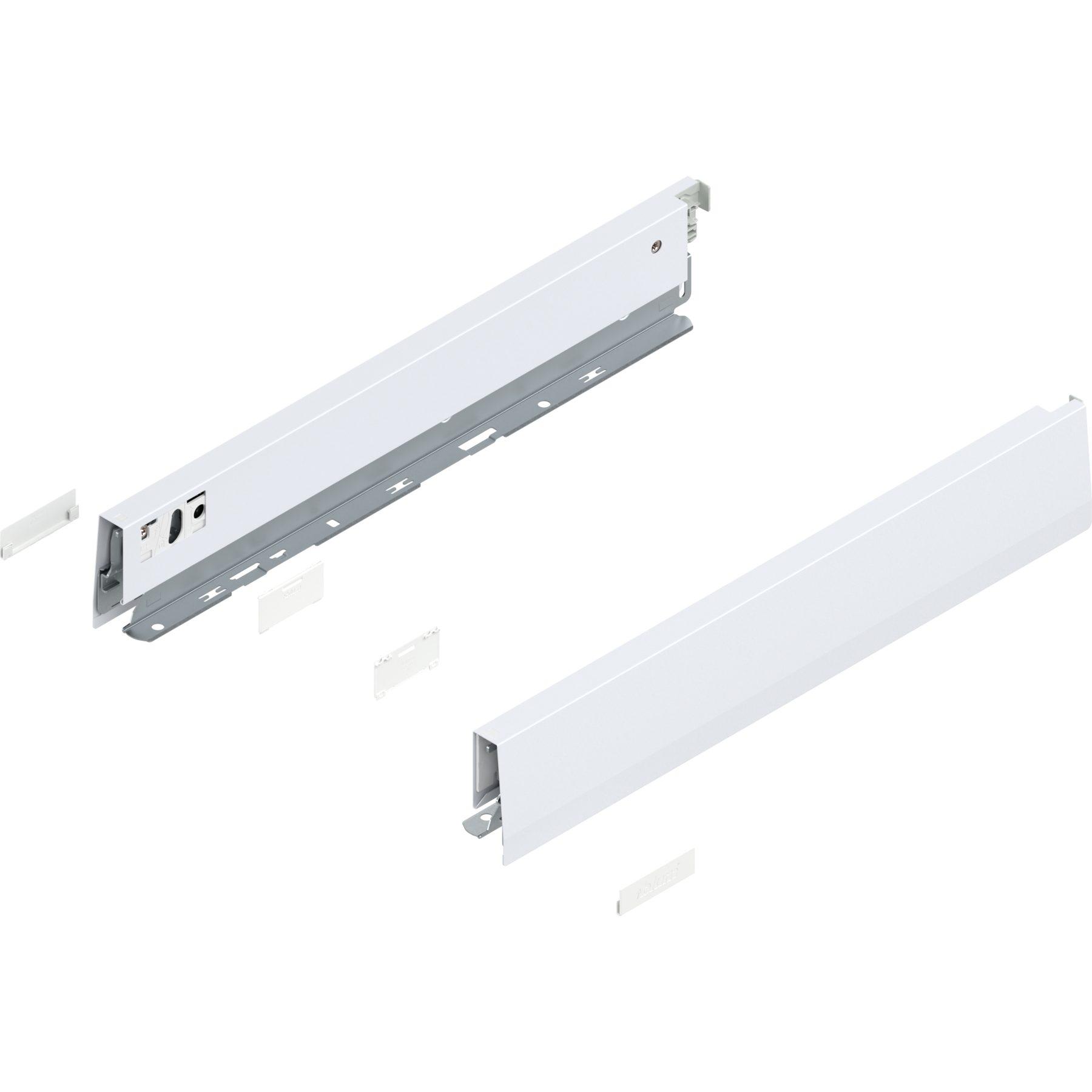 Merivobox Zargen-Set seidenweiss Höhe N