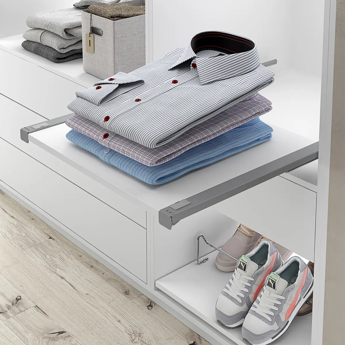 Hettich Amari Tablarauszug für Boeden 16-19 mm, anthrazit, 9352741