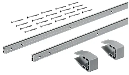SlideLine M 1-bahnig Profilset (2 Profile)
