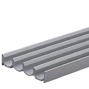 Hettich DVD Halter zum Aufkleben 1050 mm Lang Alu-Finish 0041936