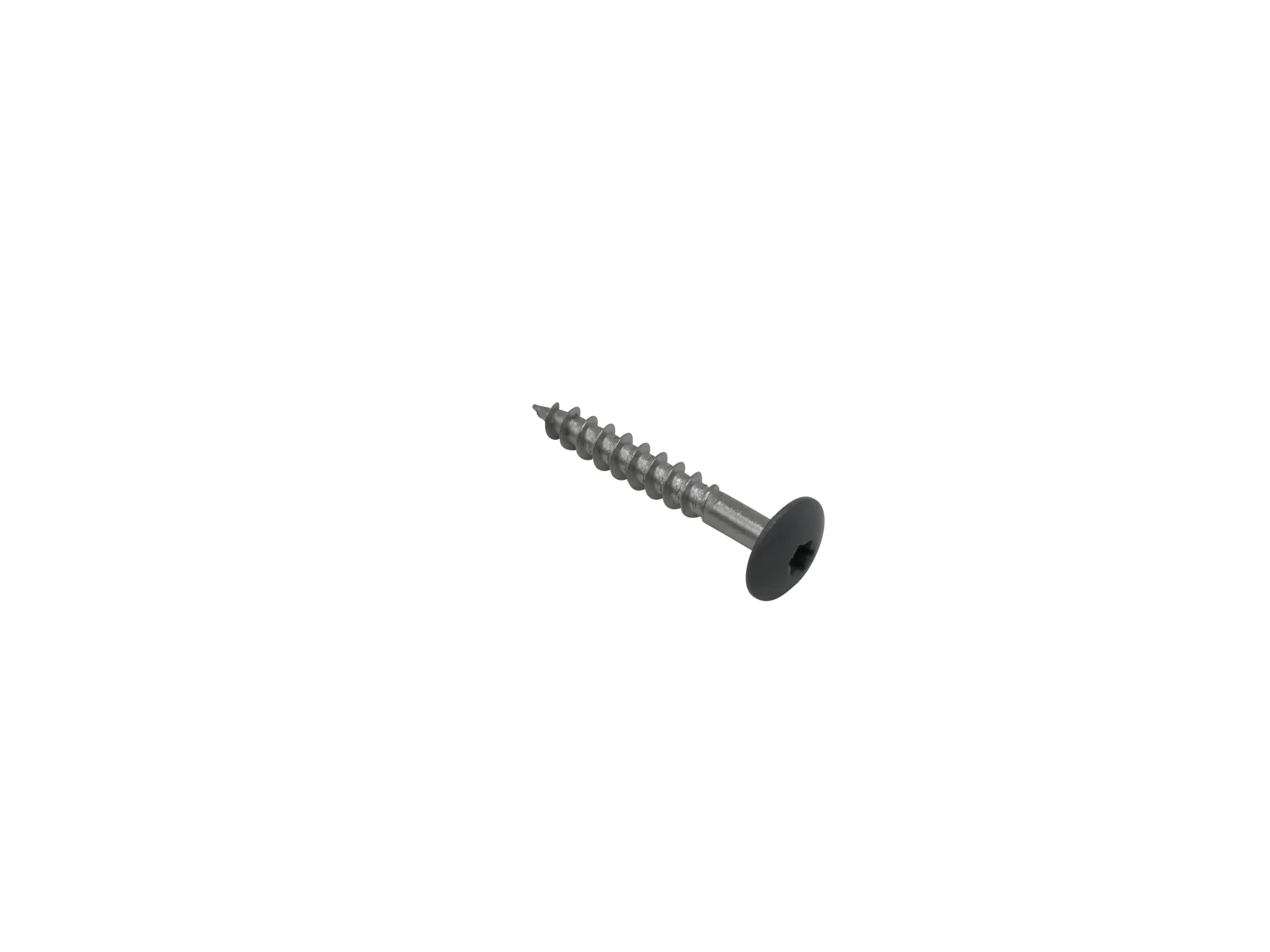 Fassadenschraube V4A kopflackiert 5,5x35 mm passend zu Krono 0171 Schiefer Grau, P.a 100 inkl. Bit
