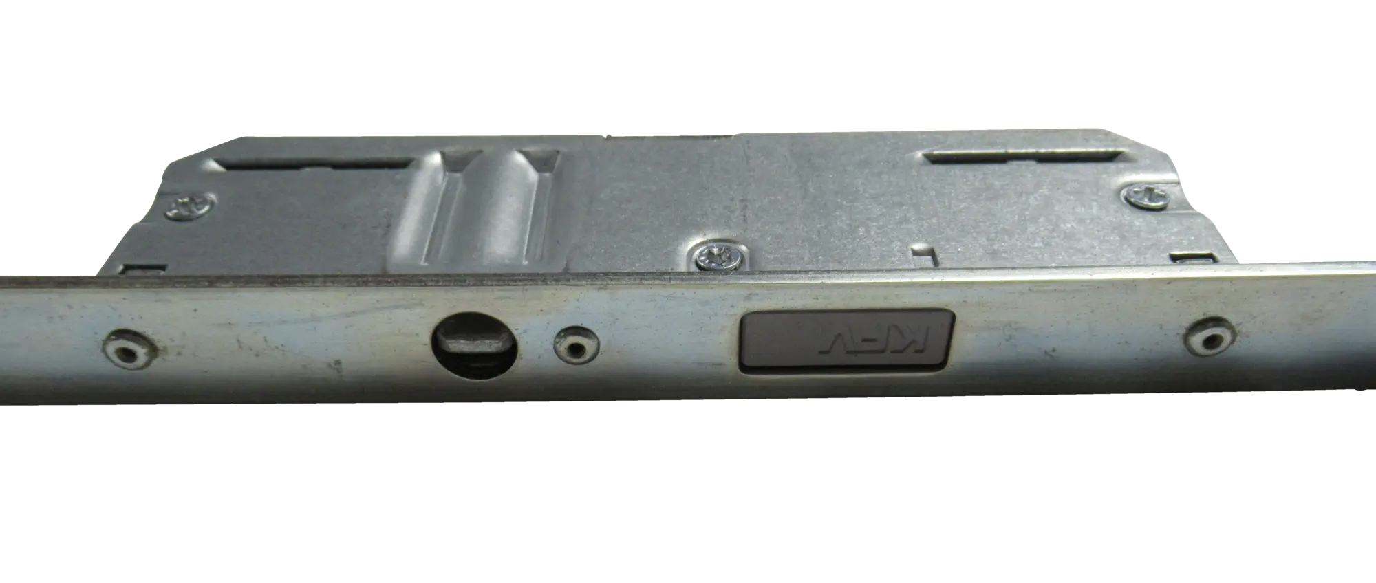 KFV Türverschluss AS 2300 30/92/10 mm, DIN links/rechts, Stulp 20 mm, hell verzinkt, 2 Rundbolzen