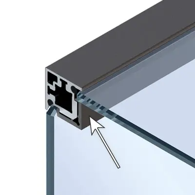 Cadro Clip-Eckprofil 2-seitig