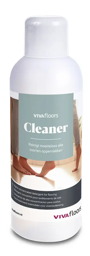 Vivafloors Cleaner 1 Liter hochkonzentriert, entfettend für die regelmäßige Reinigung