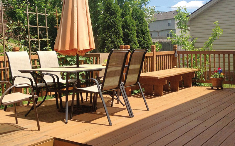 Terrassenhölzer Sibirische Lärche