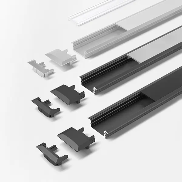 Lichtprofile Channel Line C Schwarz-Opal