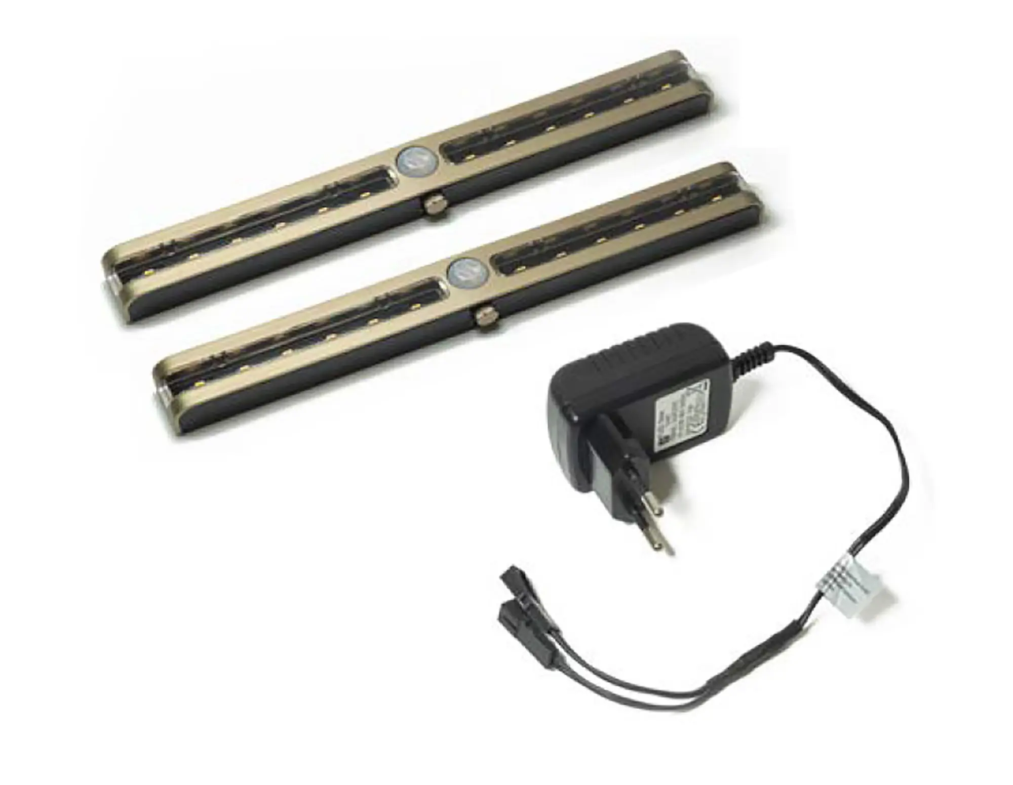 LS Aufbauleuchte Space Light Warmweiß, 2-er Set, 12 V, 1,8 W, 200mm, Sensor, 1800 mm Zuleitung, EVG