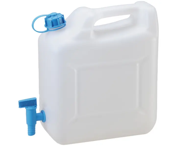 Wasser-Kanister 10 l weiß mit Hahn 6395.0