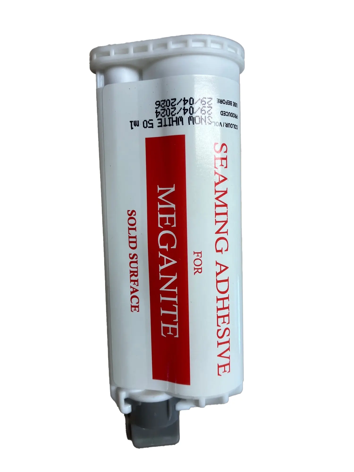 Meganite Klebepatrone Snow White 033 A 50ml, Inkl. 2 Mischdüsen