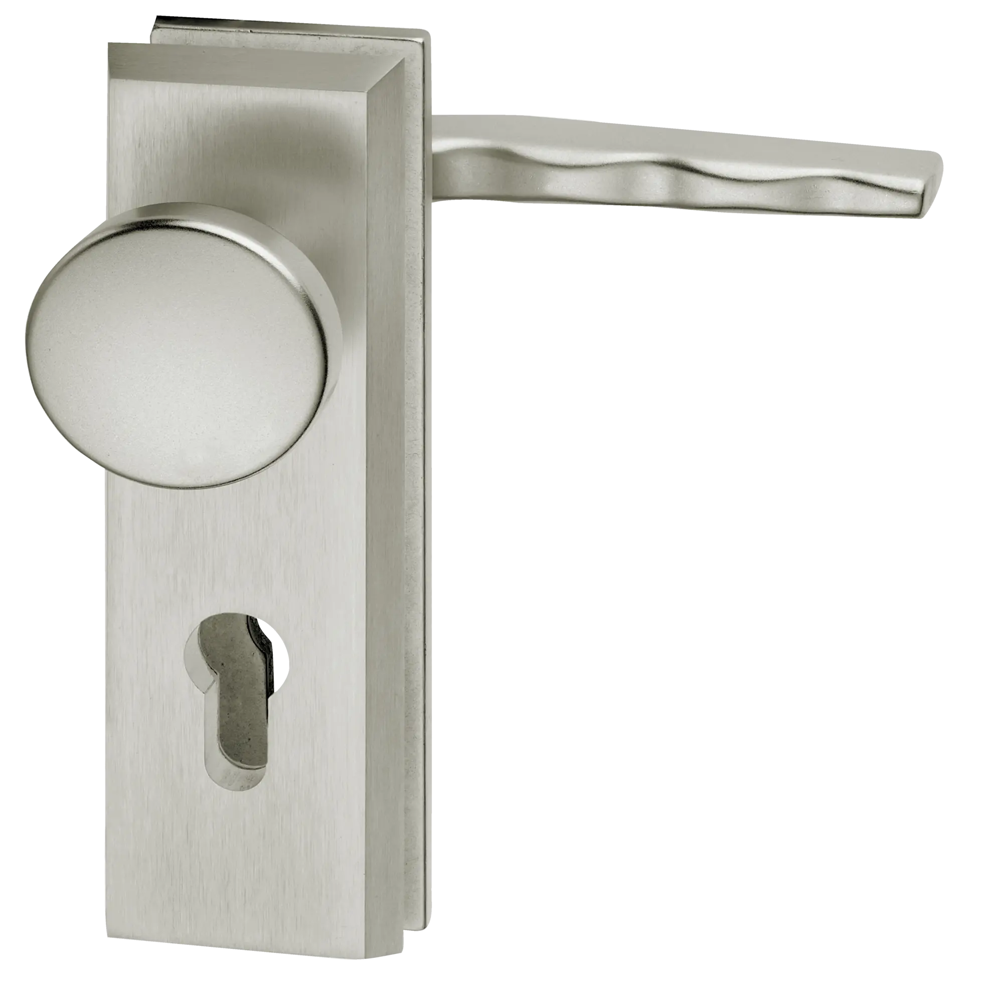 EDI Schutz-Wechselgarnitur Kurzschild 8672 Z F2, PZ, Knauf/Drücker, 12/72 mm, TS= 35-45 mm, ES1