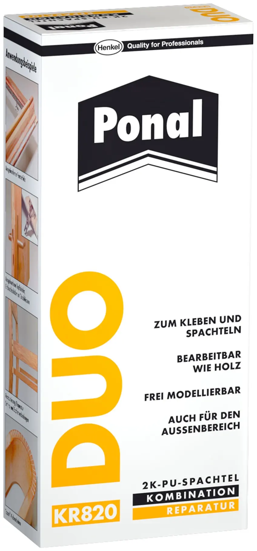 Henkel Ponal Duo 2K-PUR-Spachtel, Inhalt: 70 g Härter & 250 g Harz, PND6