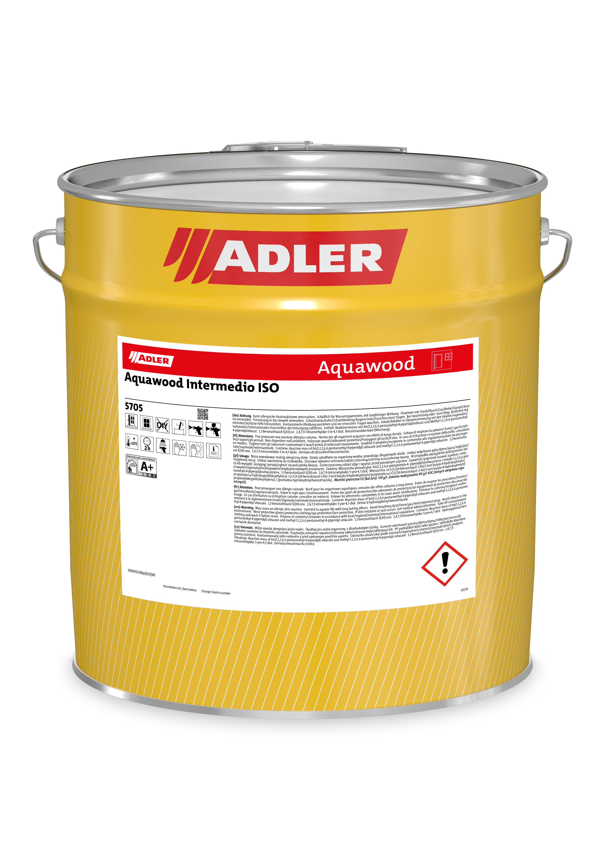 Adler Aquawood Intermedio ISO Farblos 25 kg,