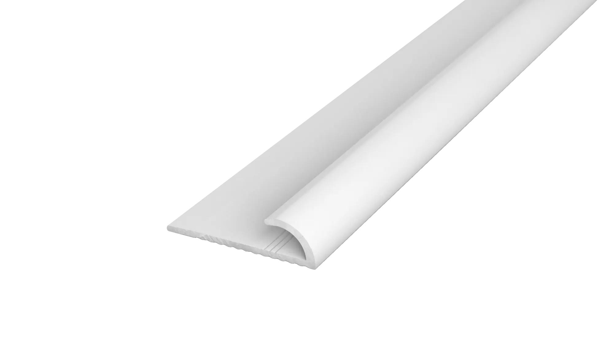 Abschlussprofil Typ 377 Vinyl, Aluminium elox., silber