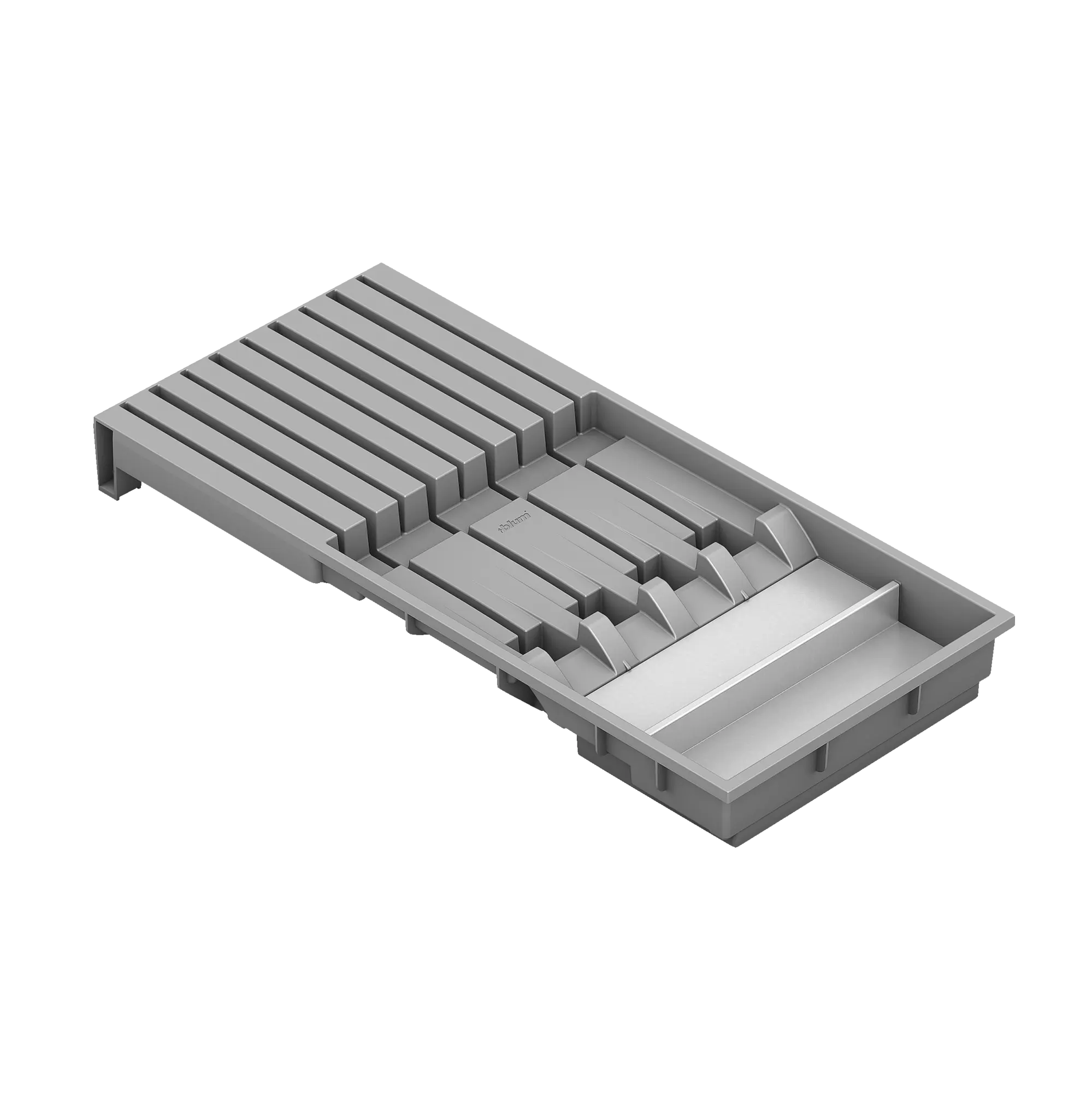 Blum Ambia-Line Messerhalter für 4 große, 5 kleine Messer, oriongrau, ZC7M0200
