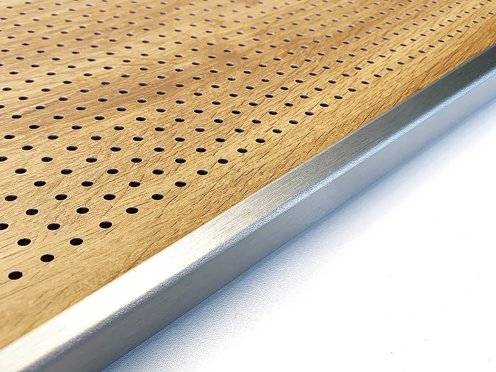HARO Akustik Natural Line Abdeckleiste Edelstahl