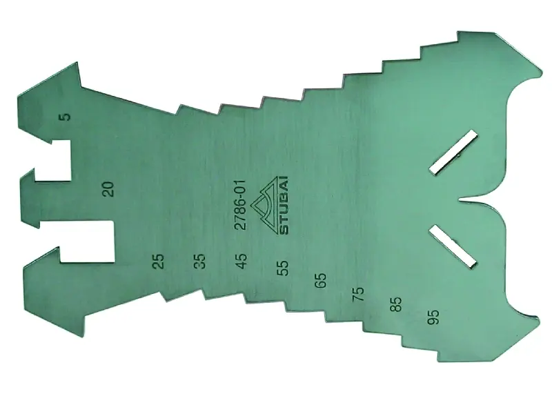 Anreißschablone 140x100x1,3 mm 786.01