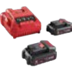Flex Akku P-Set 12-22 Q 12V/2,5 AH Set besteht aus: 1x Schnellladegerät CA 12 und 2 x Akku 2,5 AH
