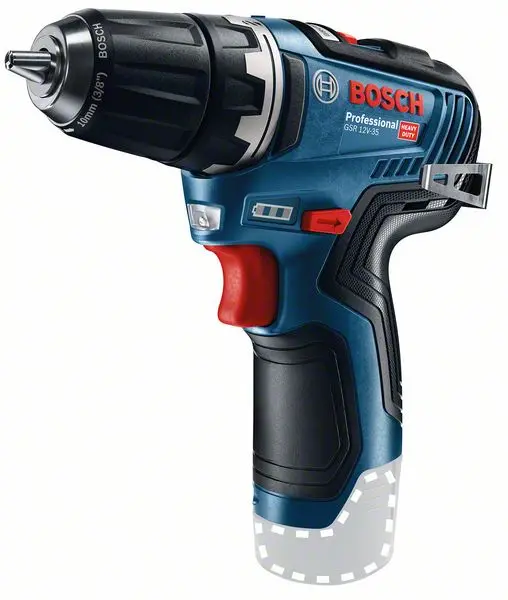 Bosch Akku-Bohrschrauber GSR 12V-35, Solo Version, L-BOXX, 06019H8001