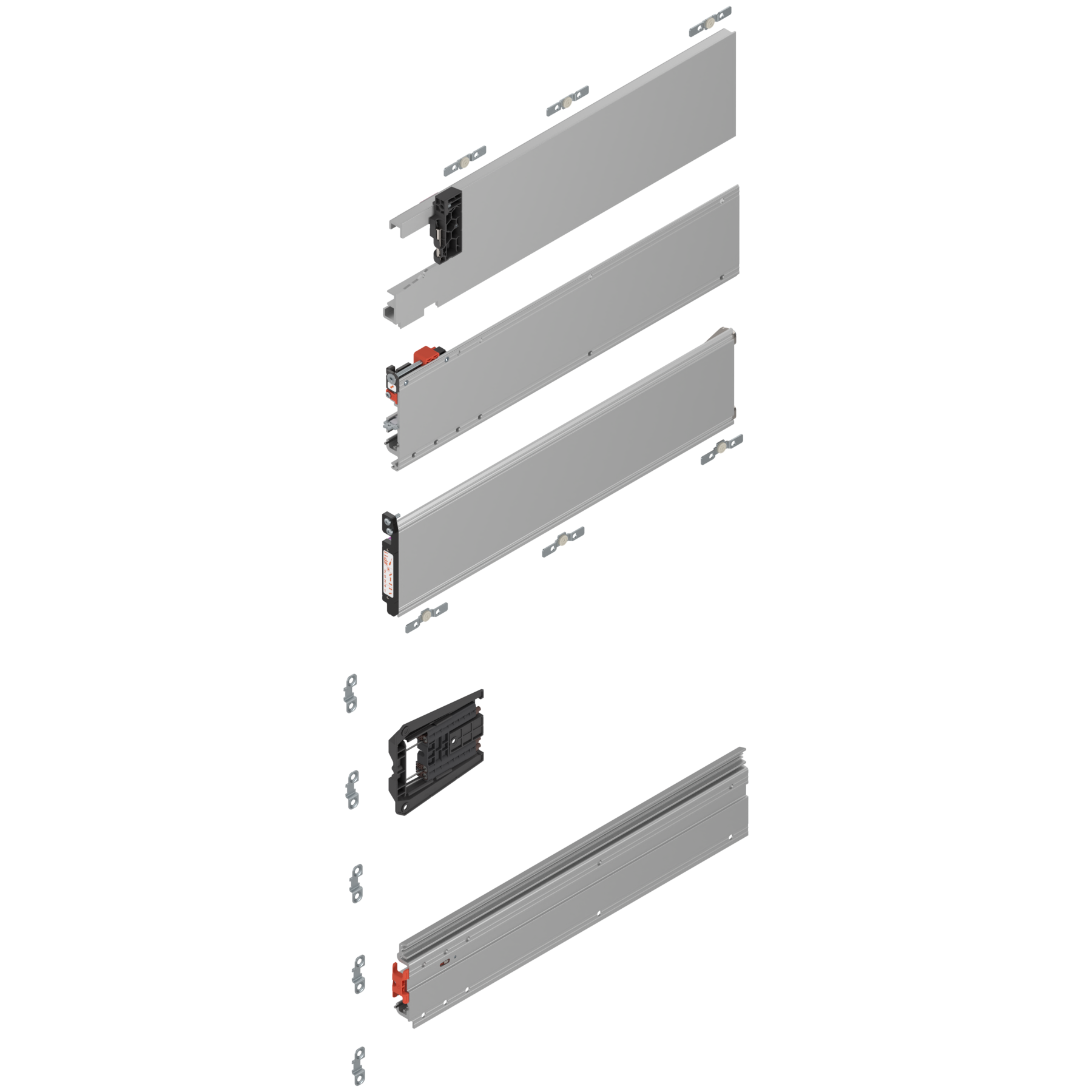 Blum REVEGO duo Pocketschienen-Set