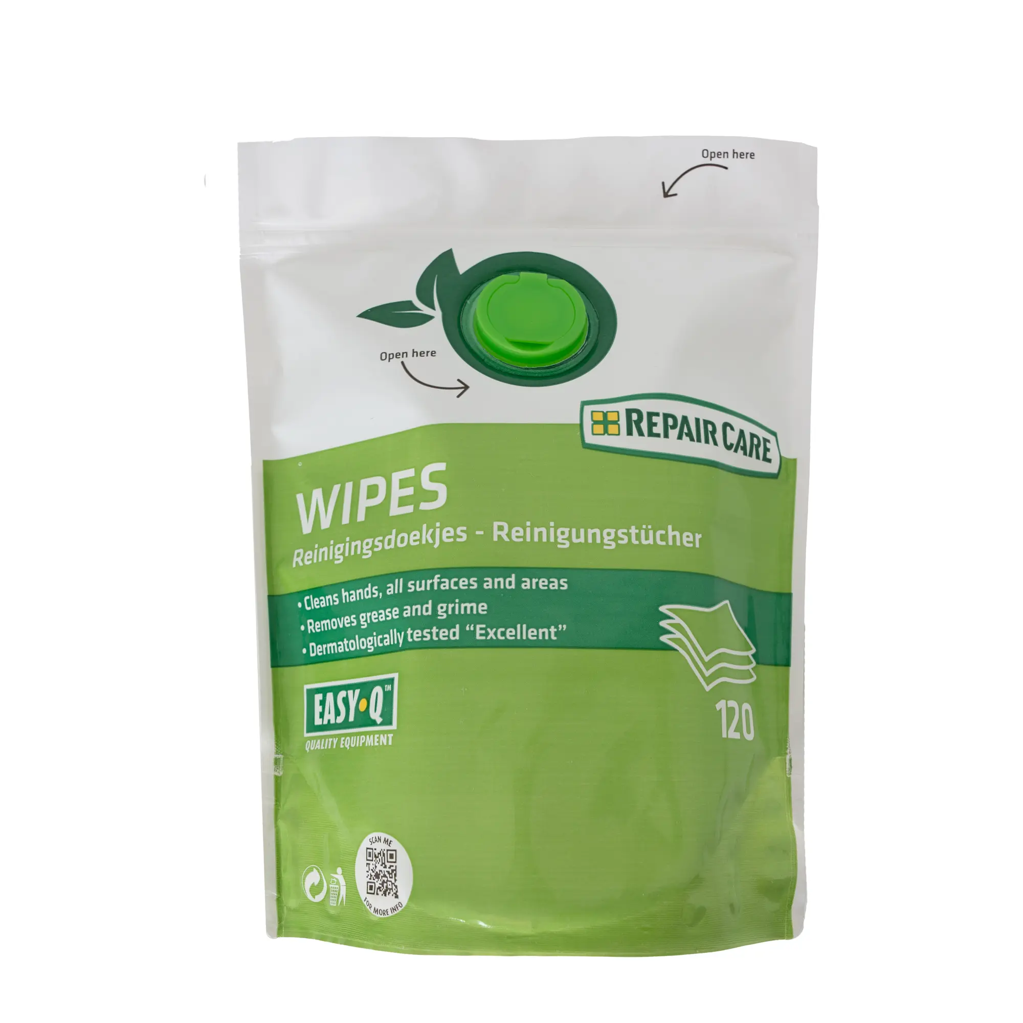 Repair Care EASY•Q™ Wipes 120, Reinigungstücher in Spenderbox, zur Reinigung von Werkzeug und Händen
