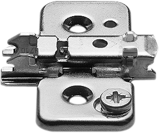 Clip top Exzenter Kreuzmontageplatten für Spannplattenschrauben